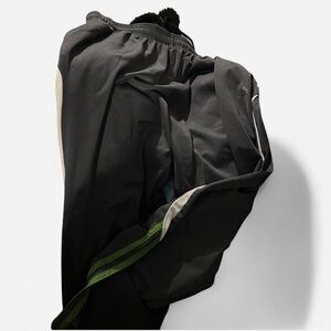 Adidas Track Pants with Green Stripe